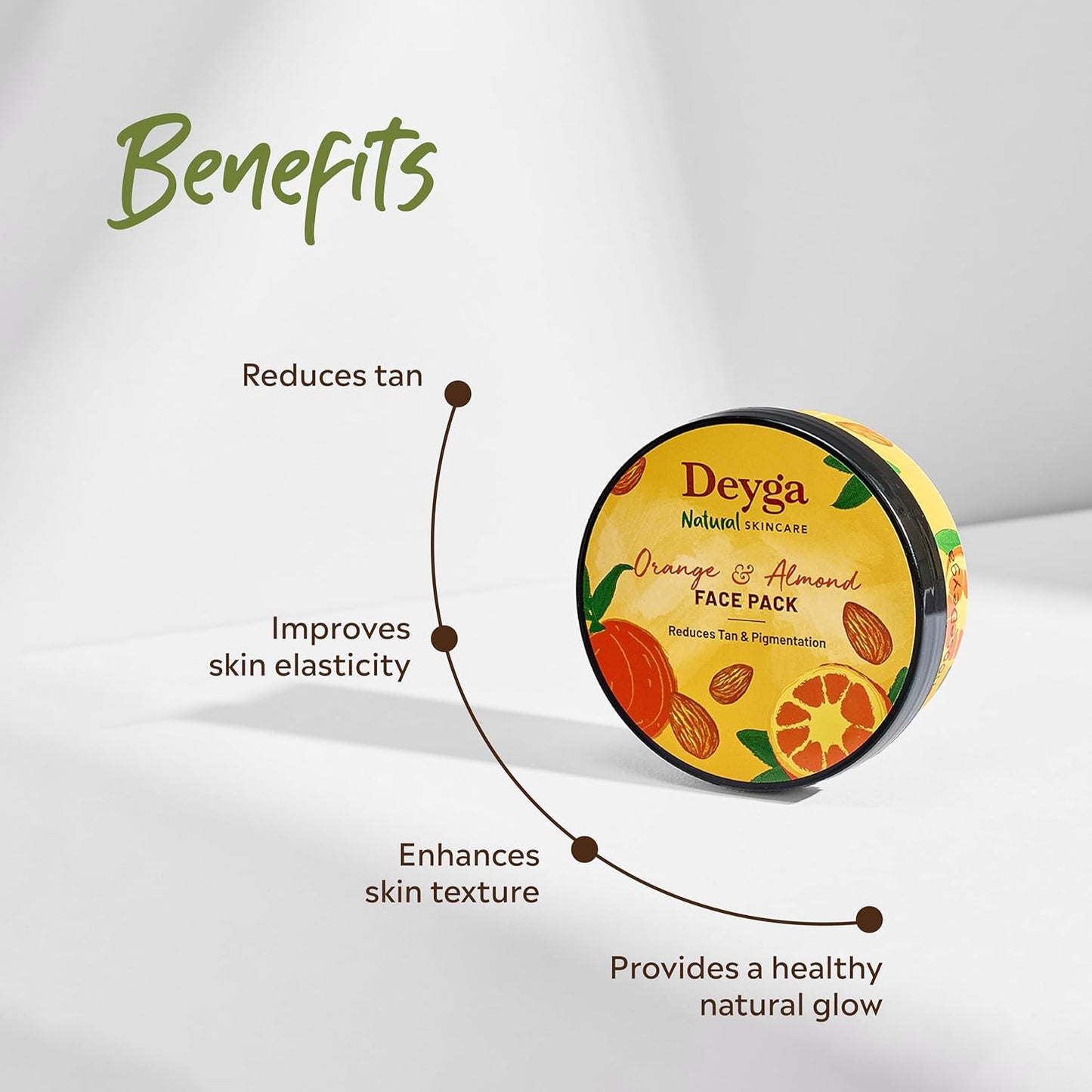 Deyga Orange & Almond Face Pack Powder 100G