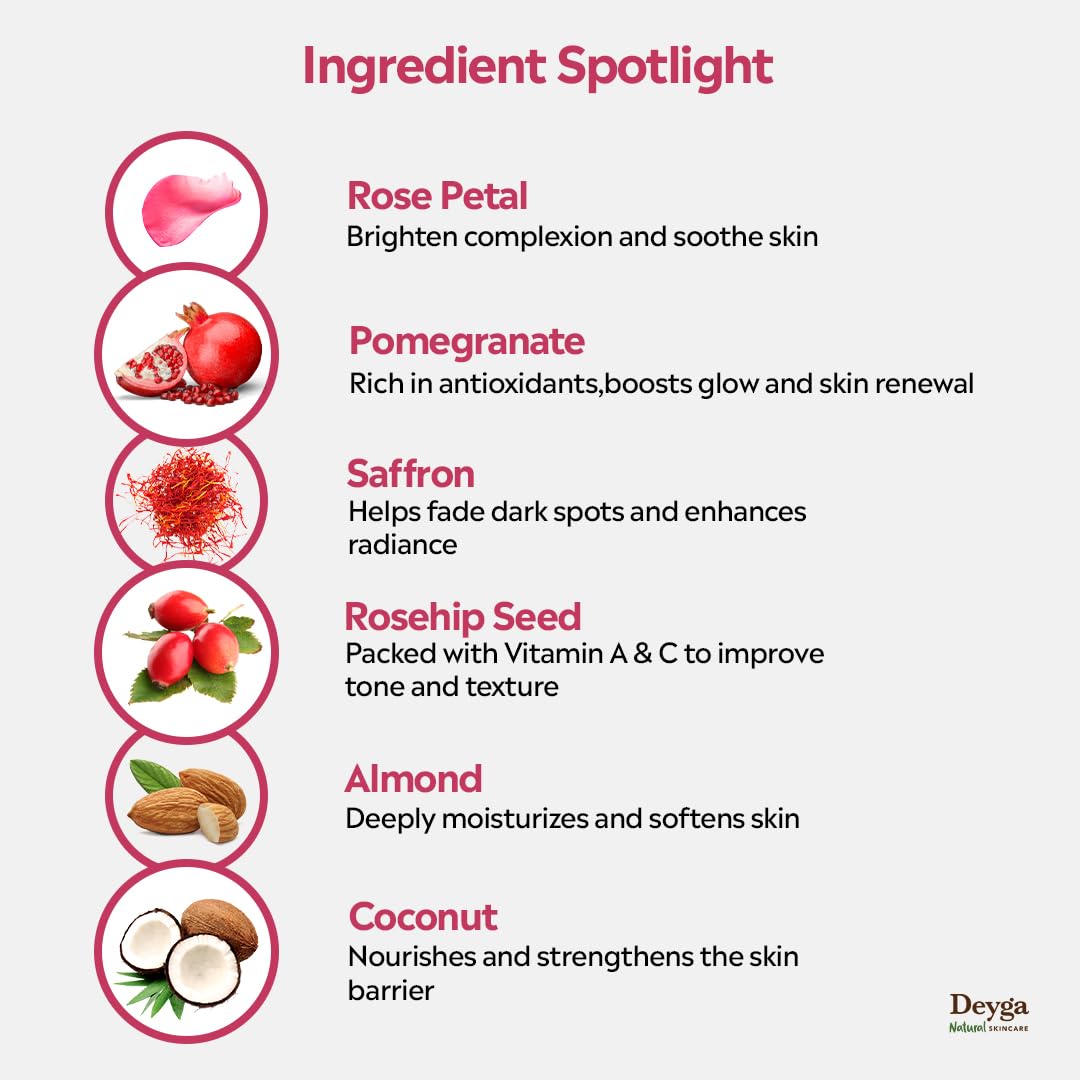 Deyga Rose Glow Serum 30ml