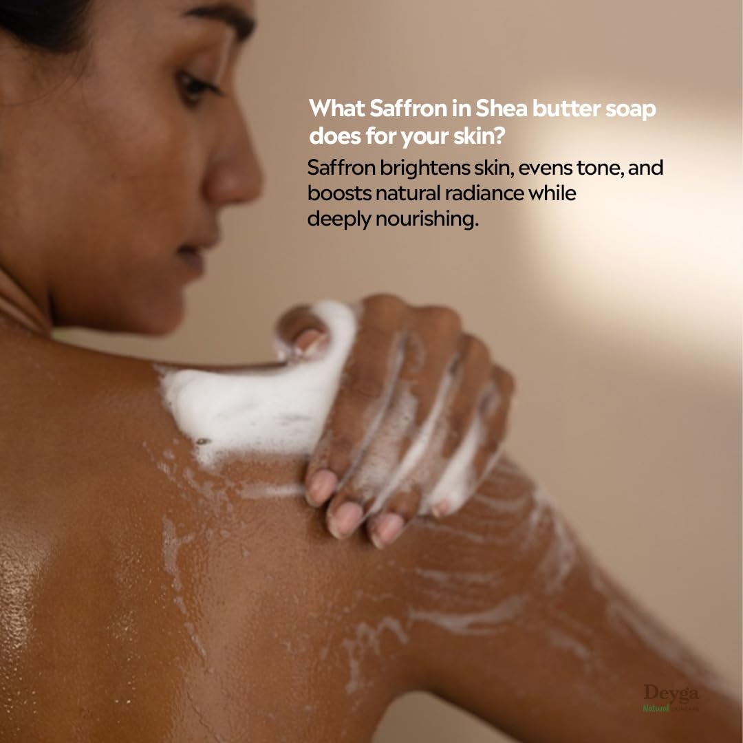 Deyga Shea Saffron Bath Bar 100G