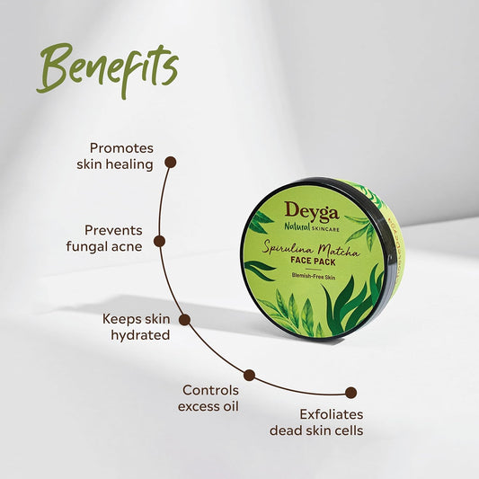 Deyga Spirulina Matcha Face Pack 150G