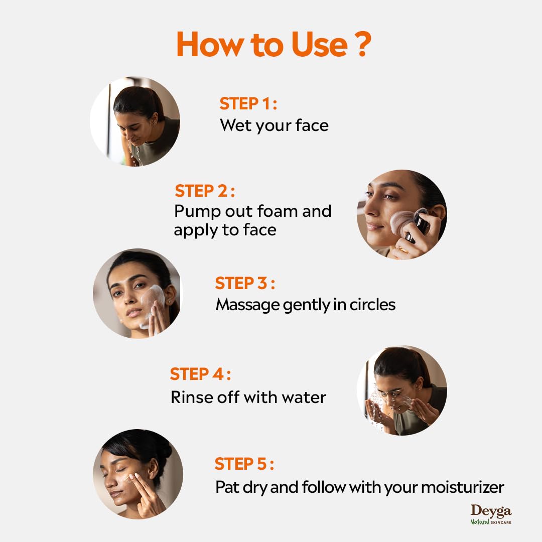 Deyga Vitamin C Foaming Face Wash 100ML