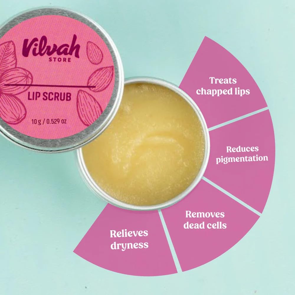 Vilvah Natural Lip Scrub 10 g