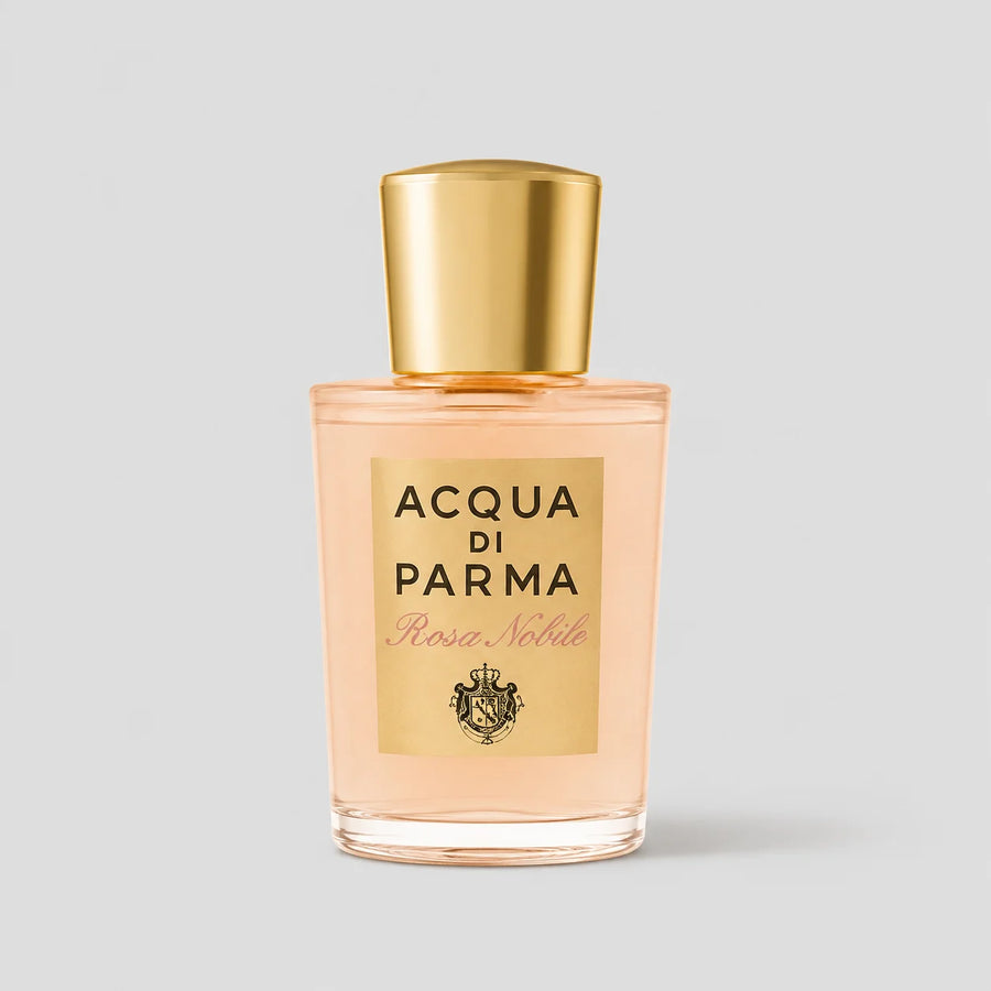 Acqua di Parma Rosa Nobile EDP 20ml for Women – pink bottle with gold cap, front view