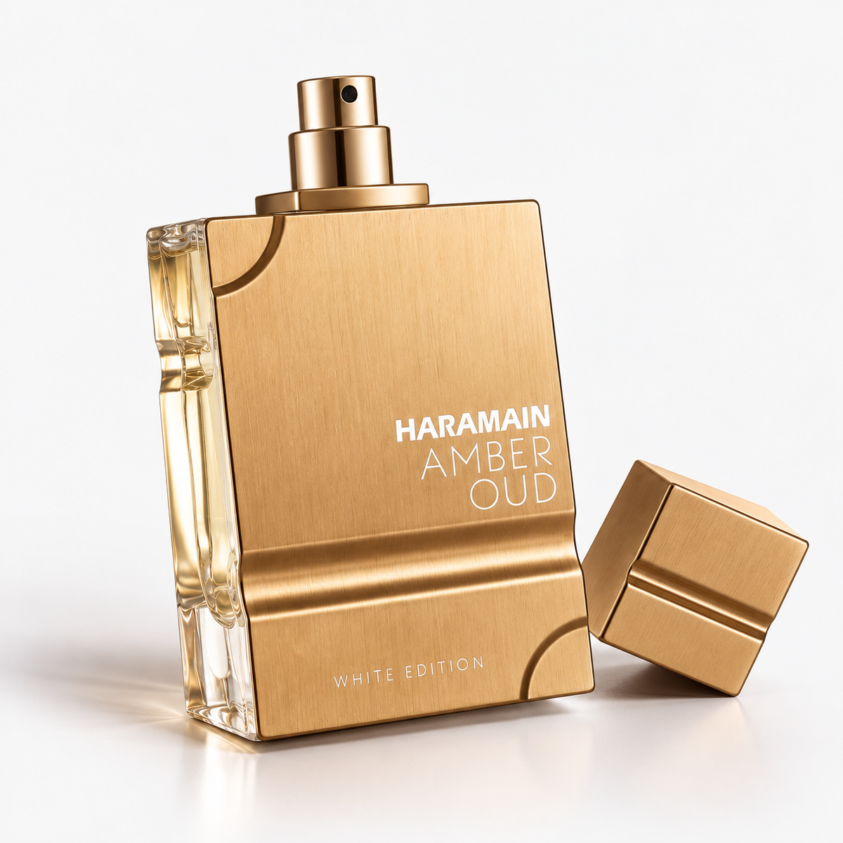 Al Haramain Amber Oud White Edition Eau de Parfum bottle