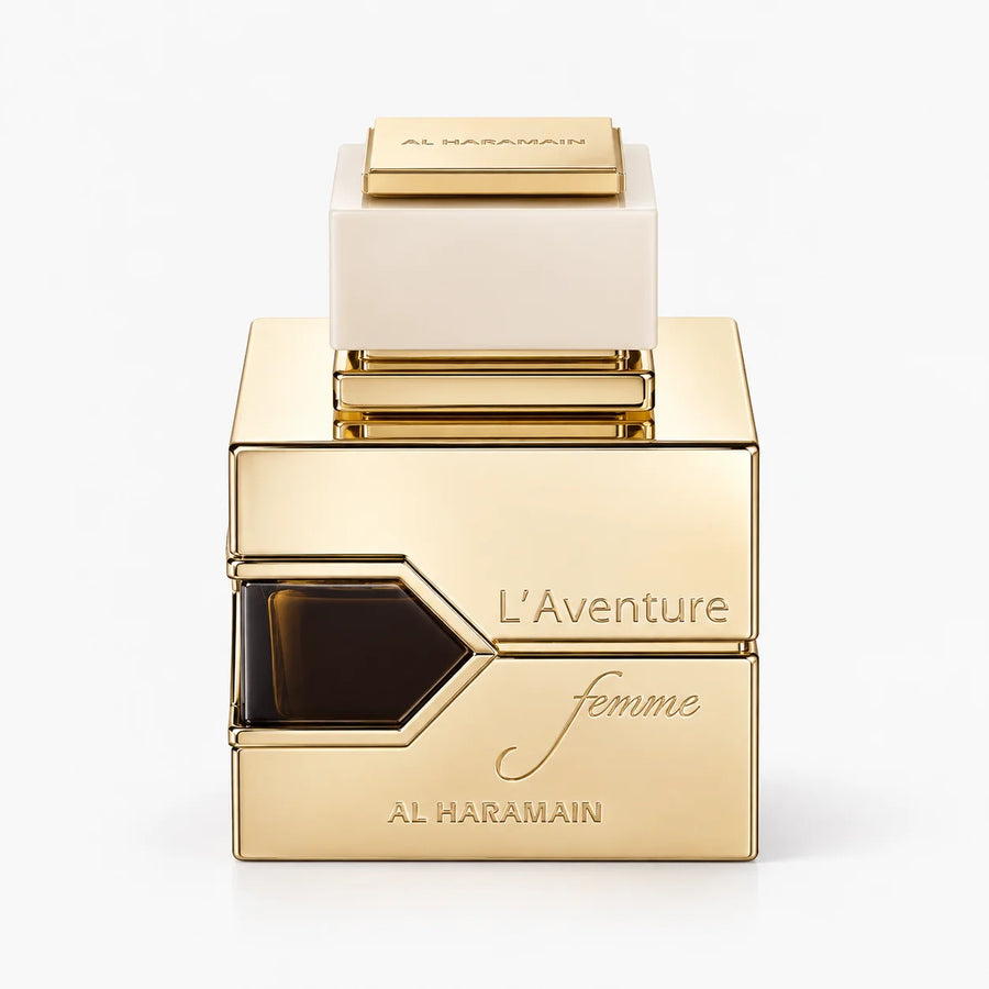 Al Haramain L’Aventure Femme Eau de Parfum 100ml – bottle, front view on a white background