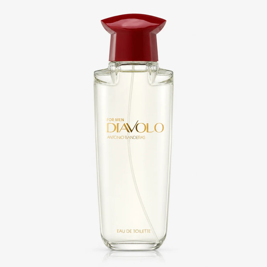 Antonio Banderas Diavolo Eau de Toilette – bottle, front view on a white background