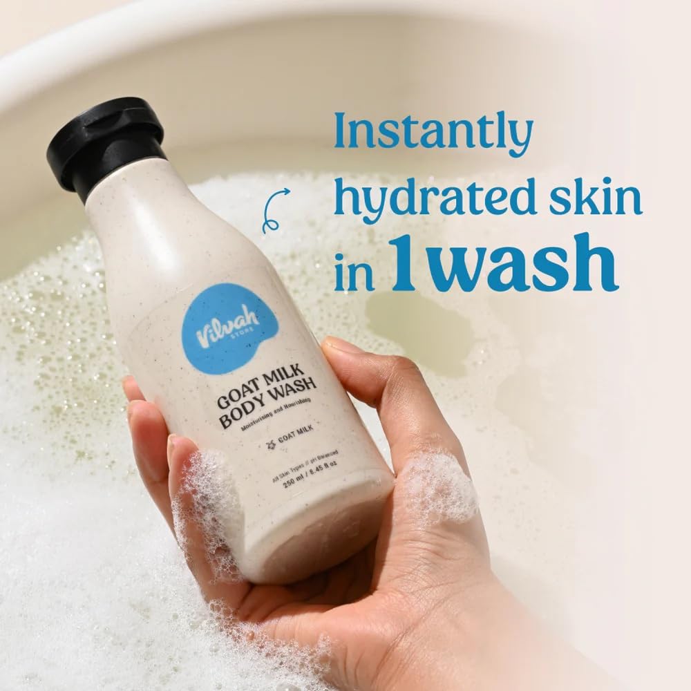 Vilvah Goat Milk Body Wash 200ml