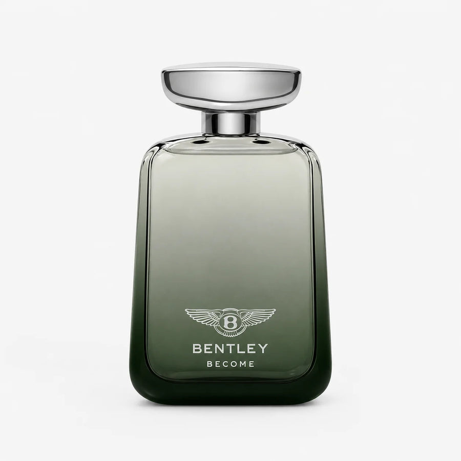 Bentley Become Eau de Parfum 100ml – green gradient bottle, front view on a light background