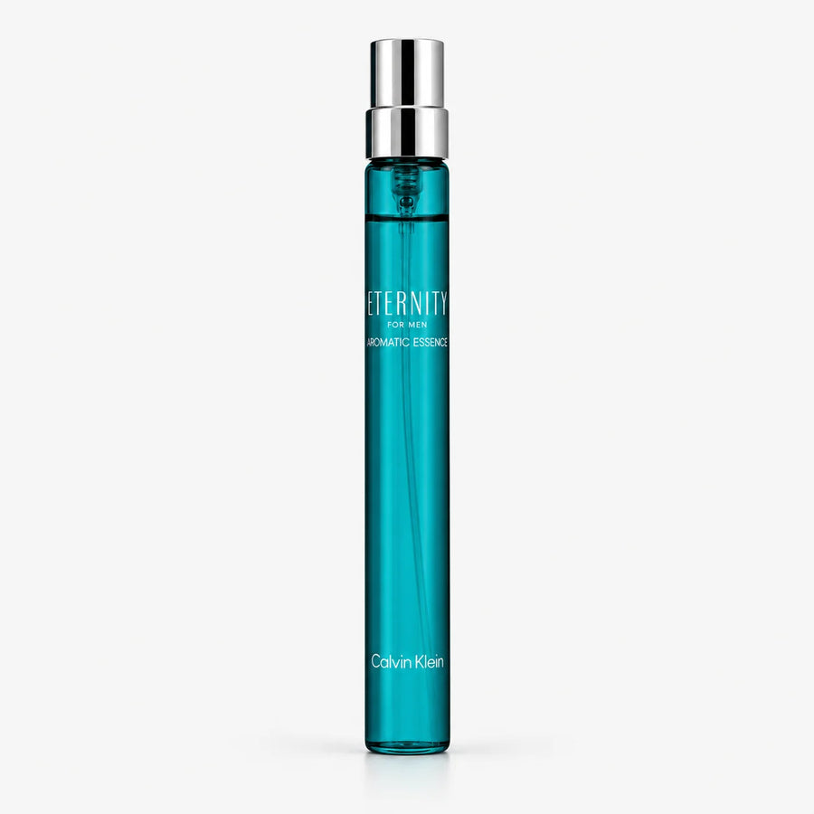 Calvin Klein Eternity Aromatic Essence Parfum Intense 10ml Miniature – 10 ml travel spray, front view