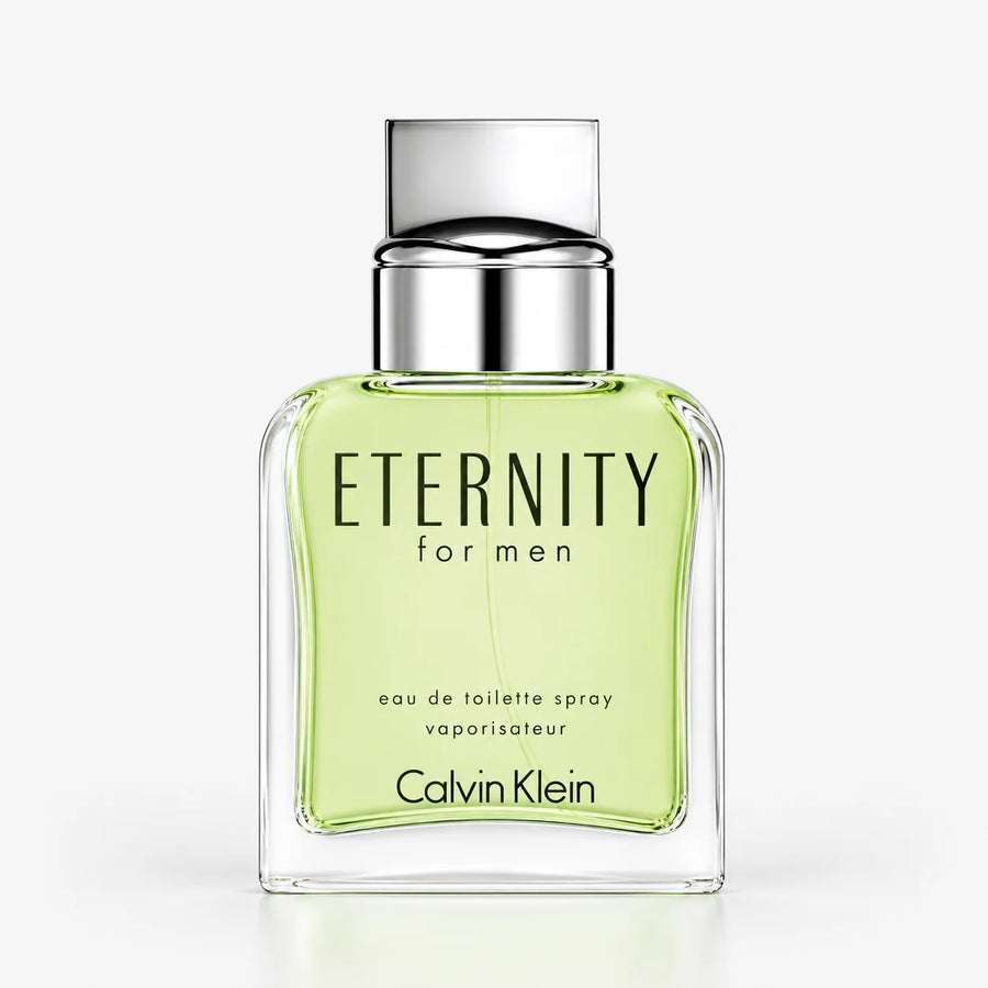 Calvin Klein Eternity for Men Eau de Toilette 100ml – 100 ml bottle, front view