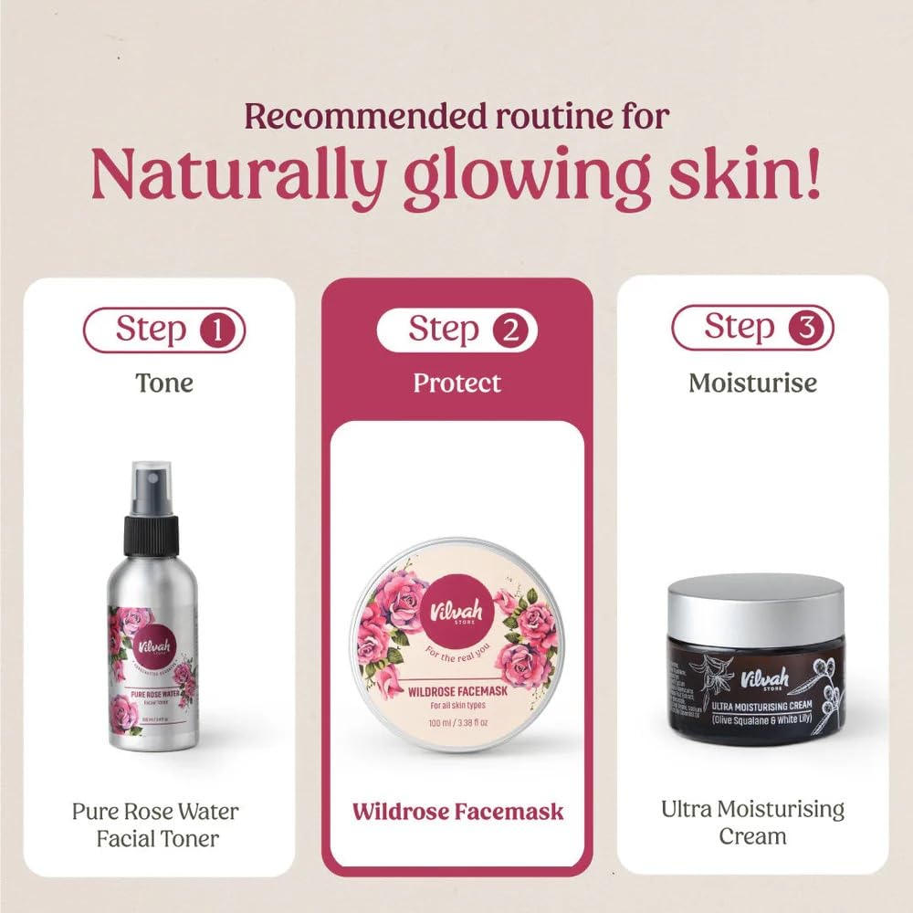 Vilvah Wild Rose Face Mask 100ml