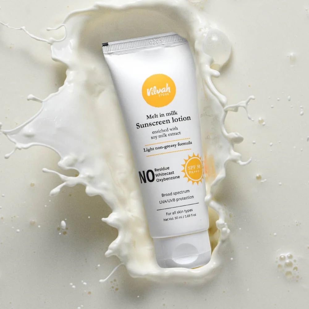 Vilvah Melt-in-Milk Sunscreen SPF 50 PA+++ 50ml