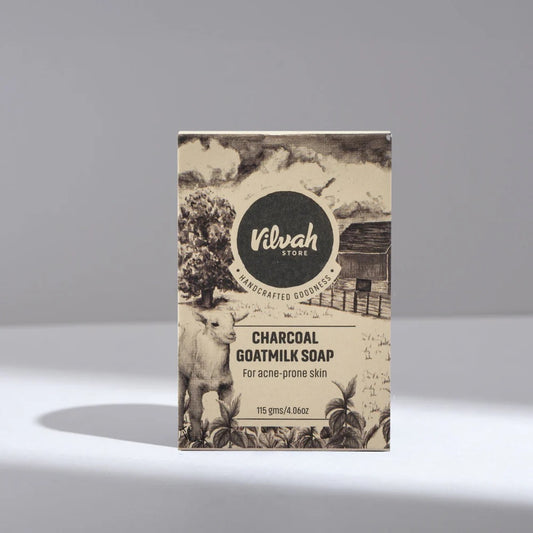 Charcoal Goatmilk Soap Bar 115G