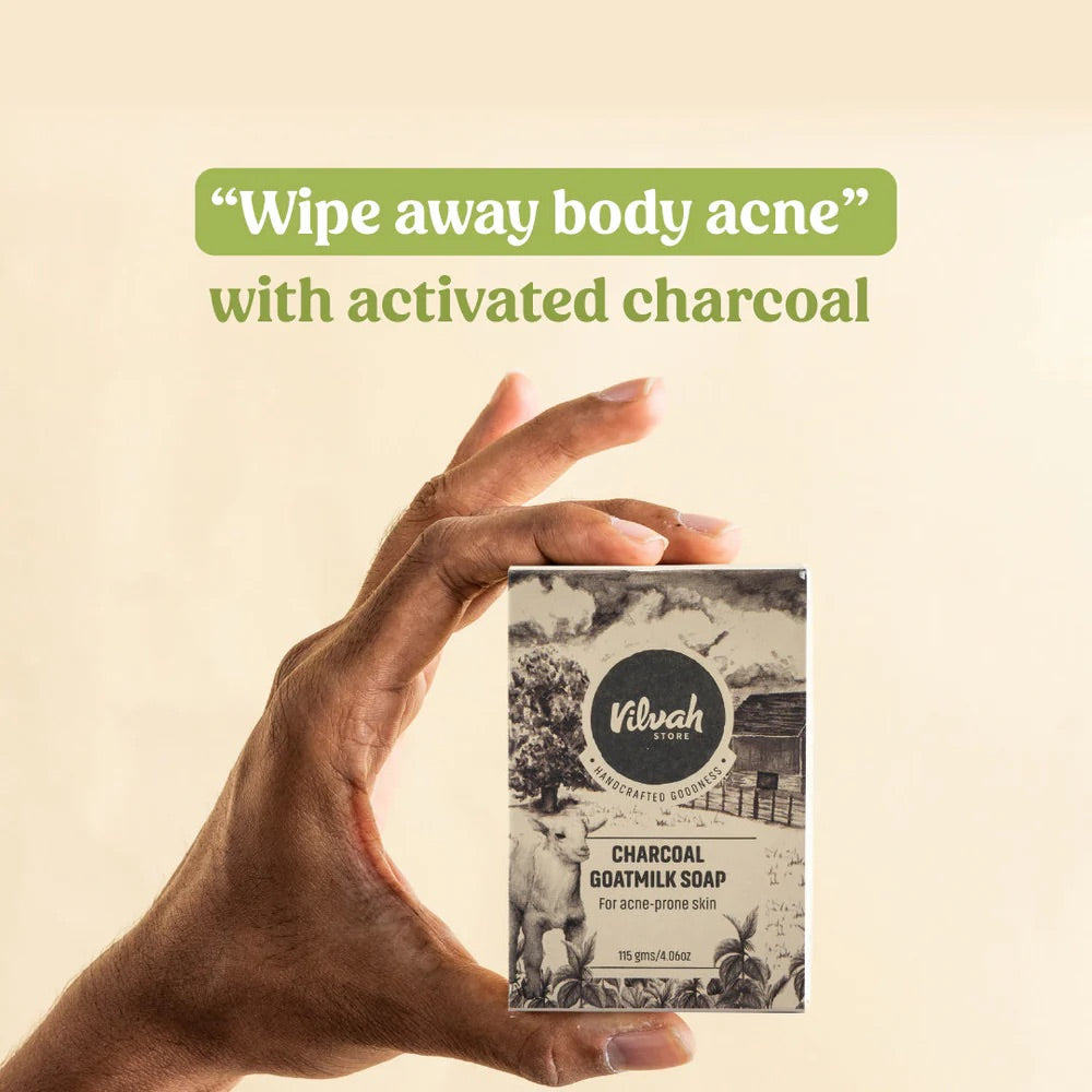 Charcoal Goatmilk Soap Bar 115G