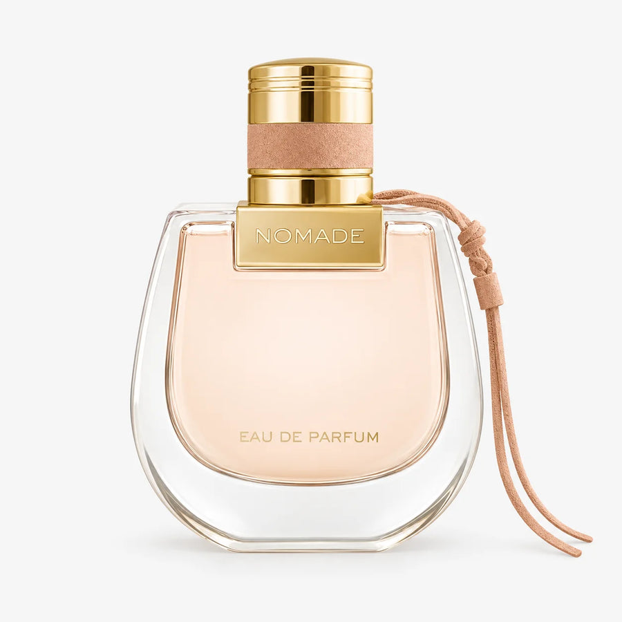 Chloé Nomade Eau de Parfum 50ml – 50 ml bottle with leather cord, front view