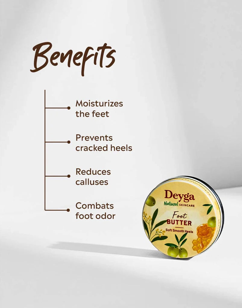 Deyga Foot Butter 40 g – benefits graphic