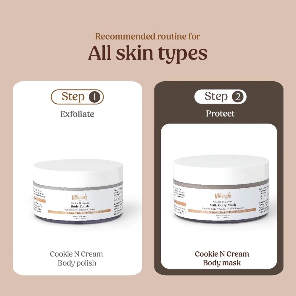 Vilvah Cookie N Cream Body Mask 200ml