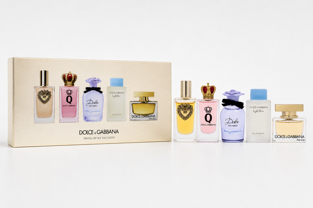 Dolce & Gabbana women’s luxury travel fragrance set