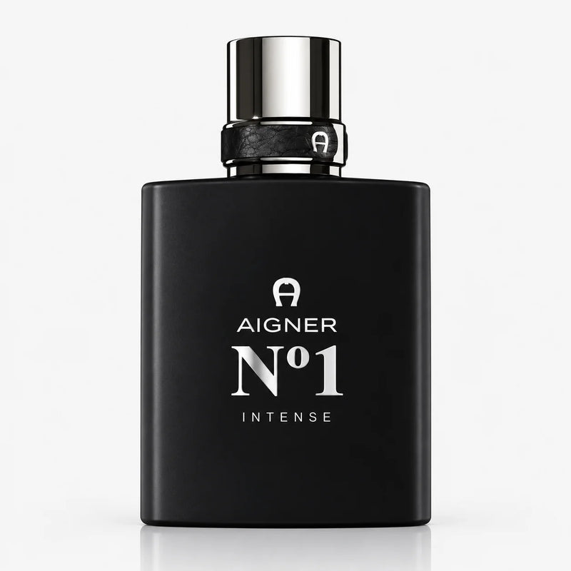 Etienne Aigner No. 1 Intense Eau de Toilette 100ml – black bottle, front view on a white background