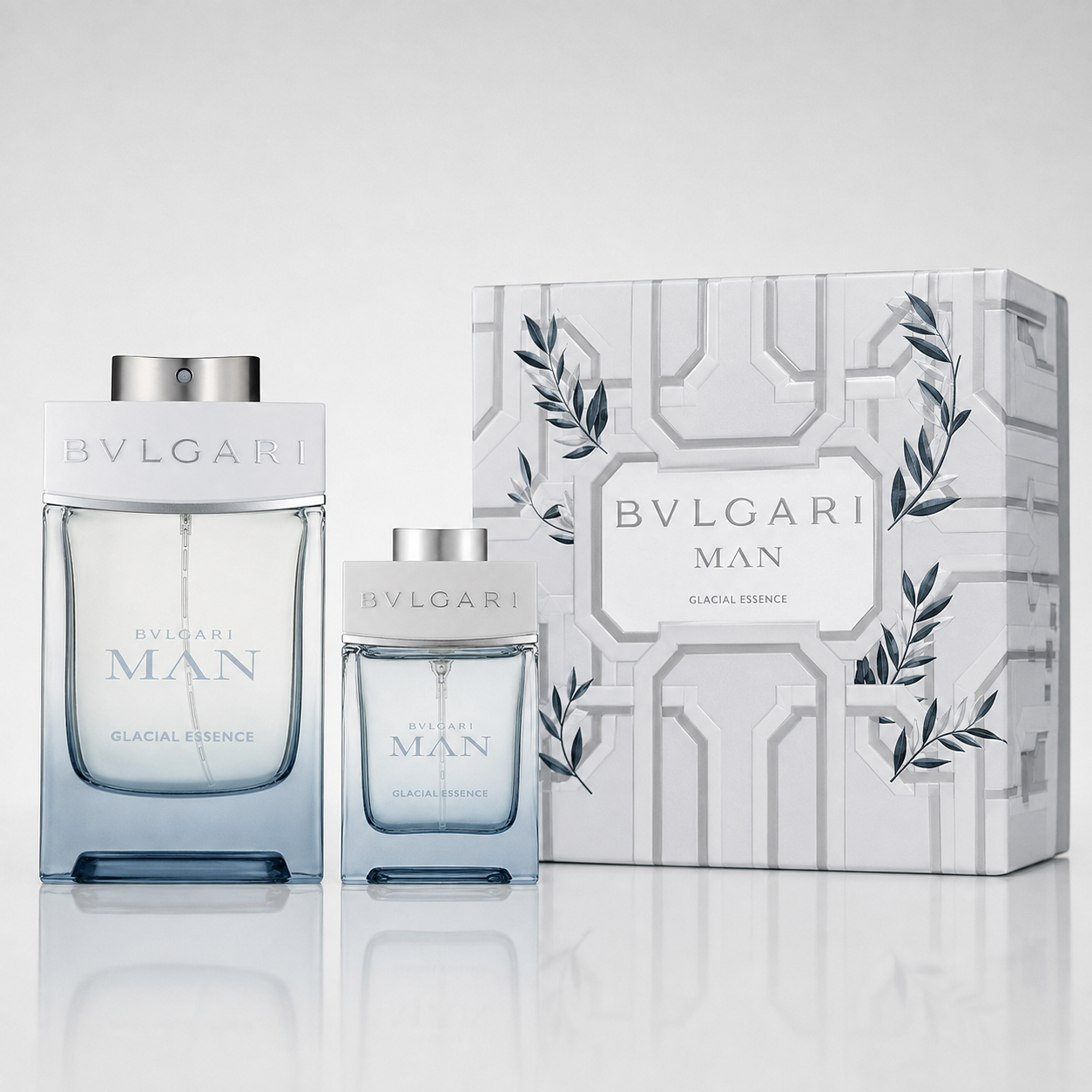 Bvlgari Man Glacial Essence Eau de Parfum Gift Set 100ml + 15ml – Men’s Fragrance Set