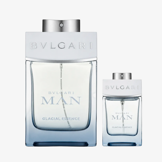 Bvlgari Man Glacial Essence EDP Gift Set 100ml + 15ml – Men’s Fragrance Set