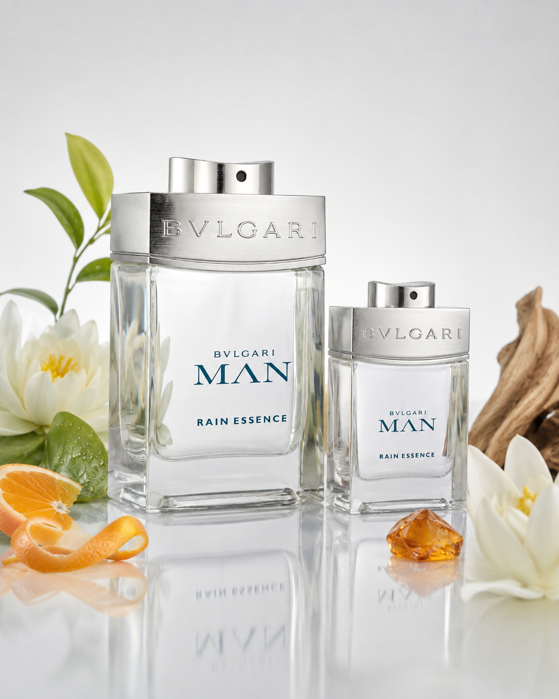 Bvlgari Man Rain Essence Eau de Parfum Gift Set 100ml + 15ml – Luxury Men’s Fragrance Set