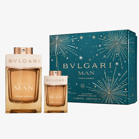 Bvlgari Man Terrae Essence Eau de Parfum Gift Set 100ml + 15ml – New Pack Men’s Fragrance Set