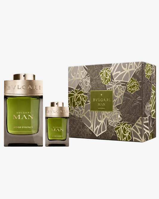 Bvlgari Man Wood Essence Eau de Parfum Gift Set 100ml + 15ml – Soft Box Men’s Fragrance Set