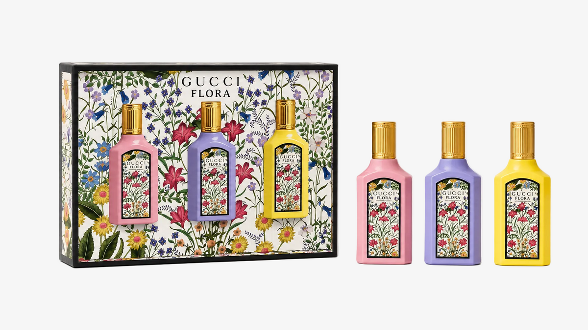 Gucci Flora Gorgeous miniature perfume set 3x5ml