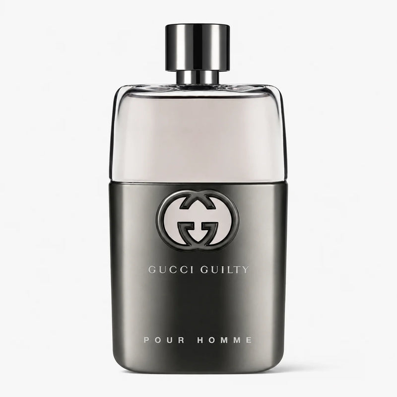 Gucci Guilty Pour Homme Eau de Toilette 90ml – bottle, front view on a white background