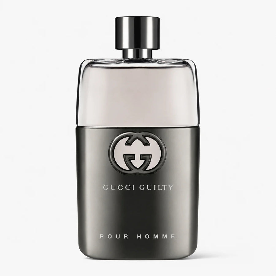 Gucci Guilty Pour Homme Eau de Toilette 90ml – bottle, front view on a white background