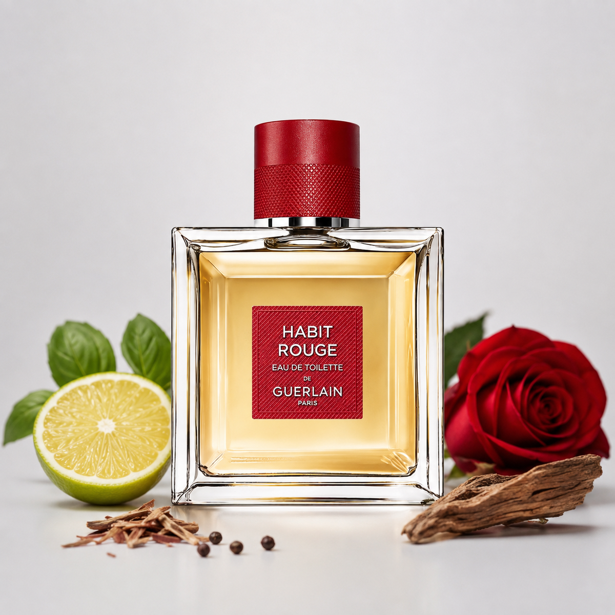 Guerlain Habit Rouge luxury men’s perfume