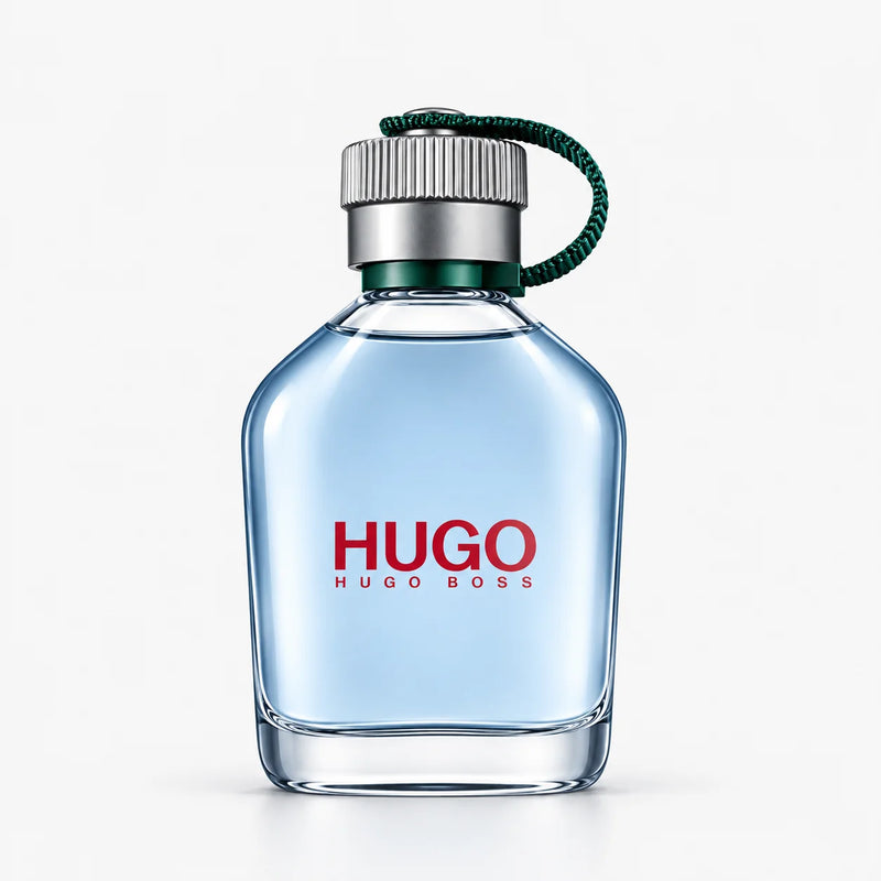 Hugo Boss HUGO Man Eau de Toilette 125ml for Men – pale blue flask bottle, front view