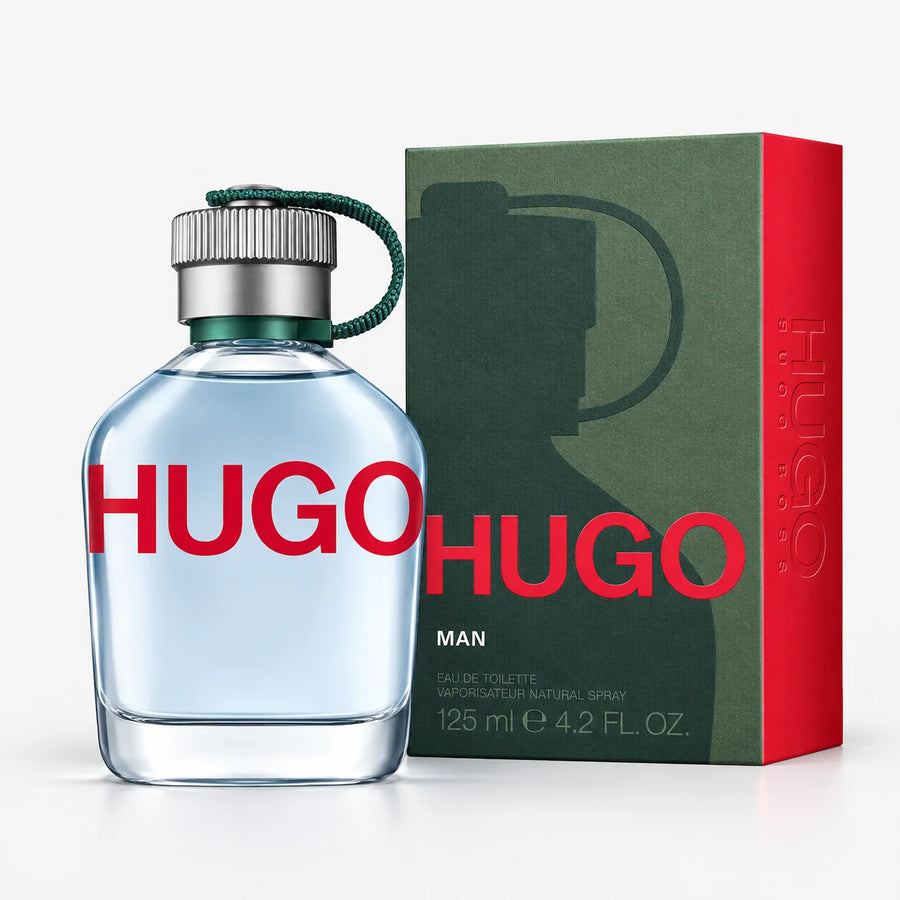 Hugo Boss HUGO Man Eau de Toilette 125ml for Men – 125 ml bottle and green box