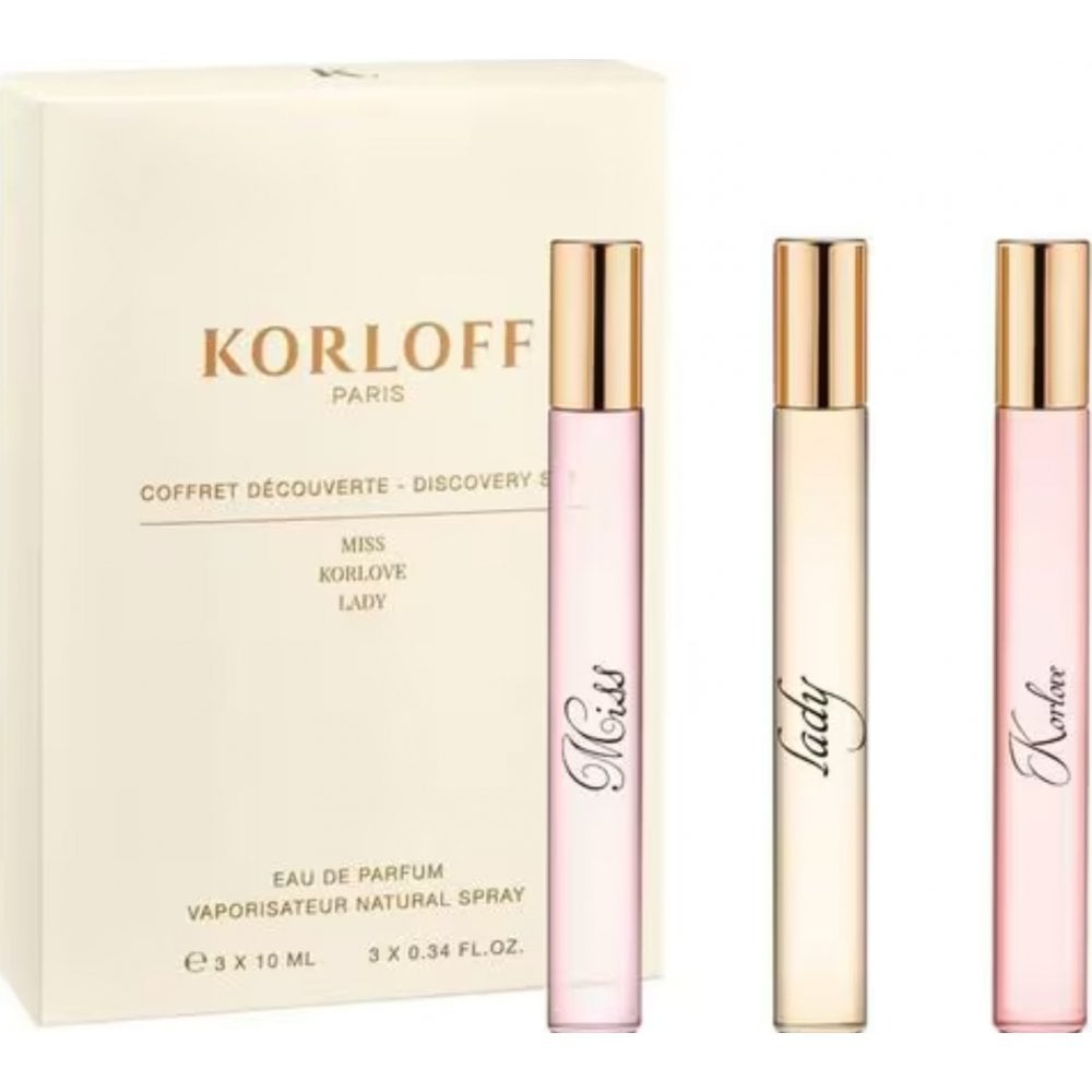 Korloff Paris Discovery Set Eau De Parfum 3x10ML