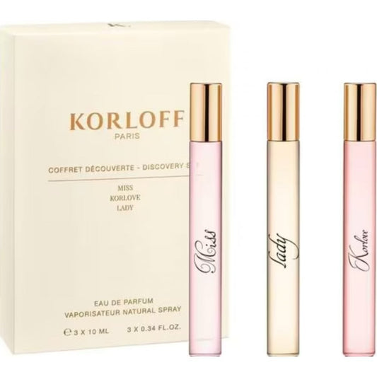 Korloff Paris Discovery Set Eau De Parfum 3x10ML