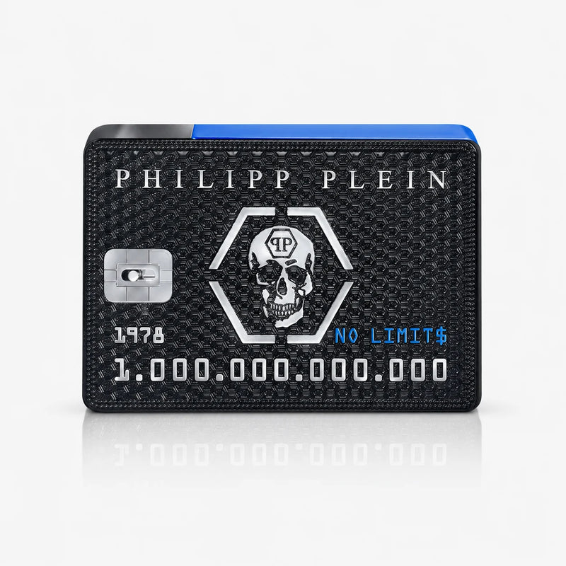 Philipp Plein No Limits Super Fresh Eau de Toilette 50ml – 50 ml card-shaped bottle, front view